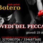 GIOVEDI’ 19 OTTOBRE