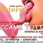 SERATA “LECCAMI TUTTO, VENERDI’ 23 AGOSTO, ORE 22.00.