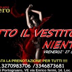 SOTTO IL VESTITO…NIENTE (serata a premi) VENERDI 27 SETTEMBRE ,ORE 22.00.