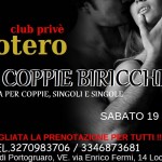 LE COPPIE BIRICCHINE : SABATO 19 OTTOBRE, ORE 22.00.